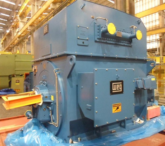 UNUSED WEG 6,000 kW (8,043 HP) Synchronous Motor, 850 RPM
